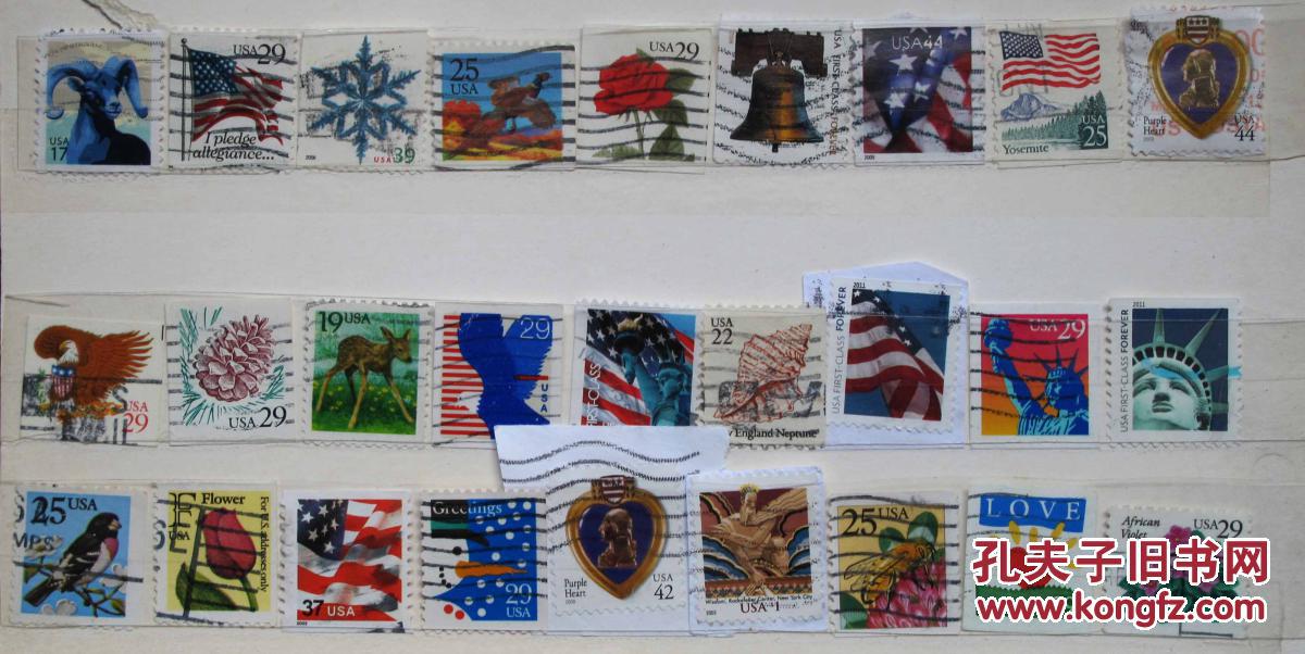 美国邮票-----混合（信销票）