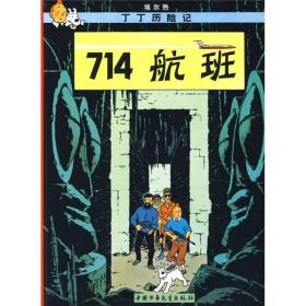 丁丁历险记21：714航班（彩绘漫画）