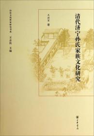 山东文化世家研究书系：清代济宁孙氏家族文化研究