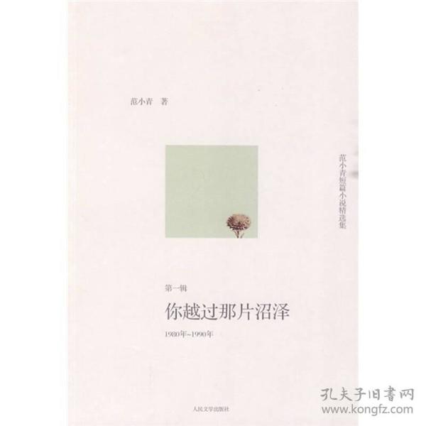 你越过那片沼泽：范小青短篇小说精选集第一辑：1980年～1990年