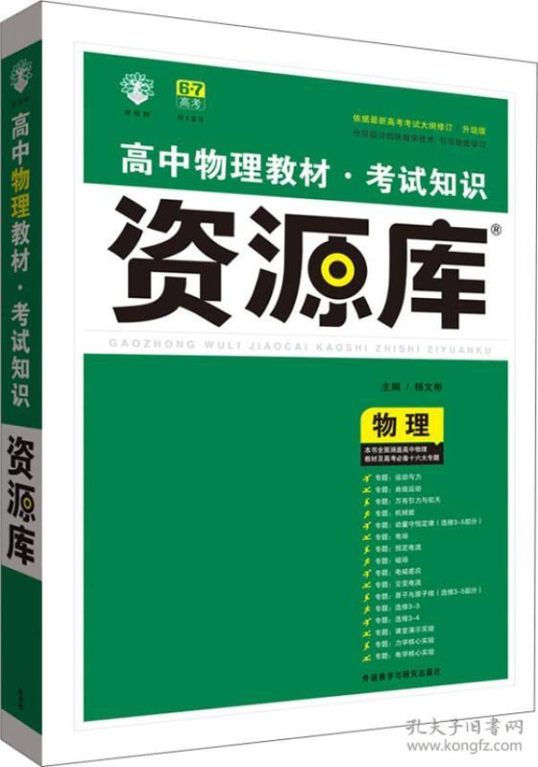 2017新考纲 理想树 高中物理教材 考试知识资源库 物理