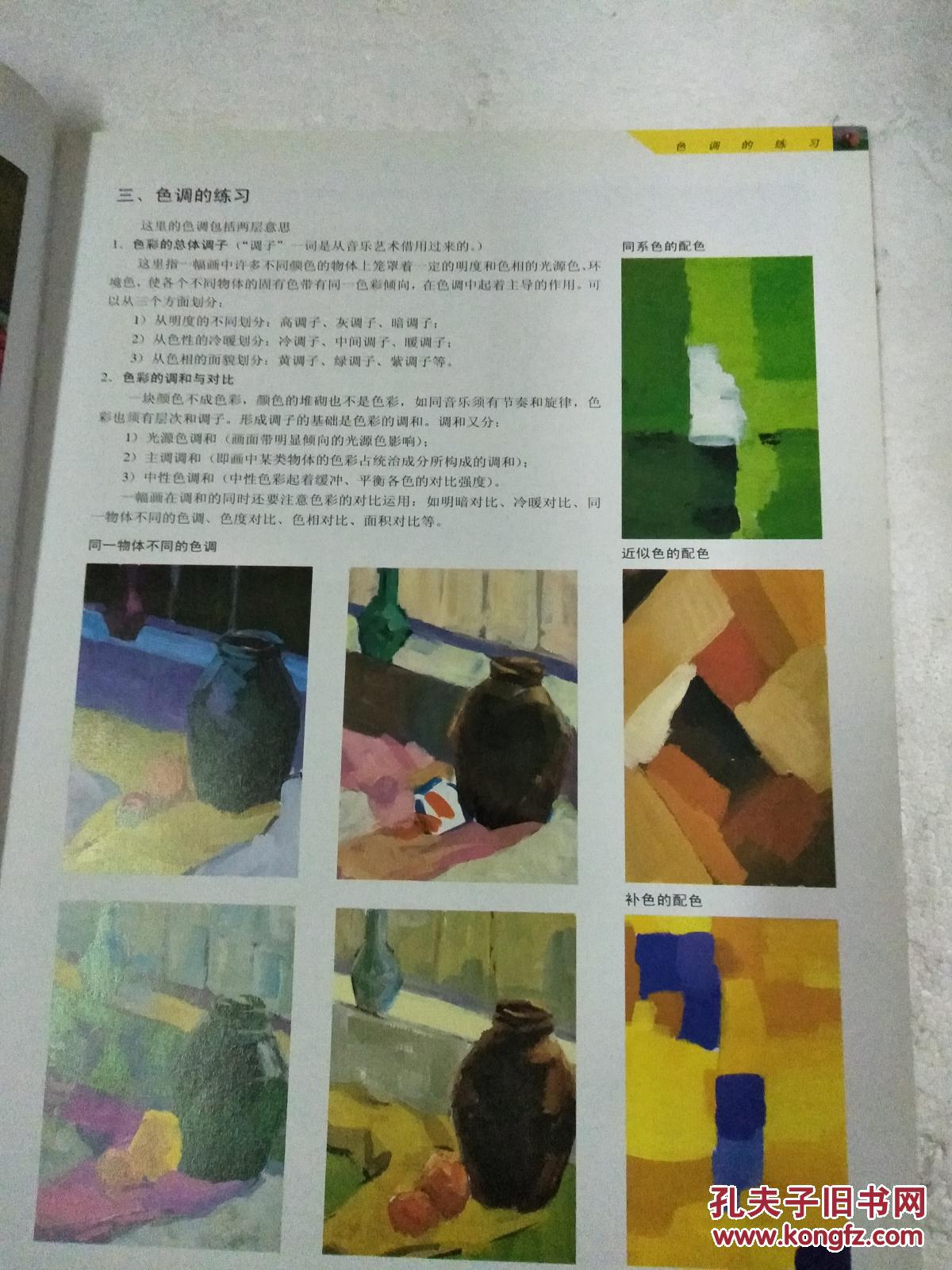 色彩静物  美术高考加油站 （起步篇)   大16开  32页   铜版纸彩印   一版一印   5000本
