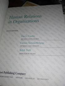 HUMAN RELATIONS IN ORGANIZATIONS FIFTH EDITION  英文书 英文书看不懂请看图  AC4041