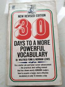 30 Days to a More Powerful Vocabulary 《三十天获取更有力的词汇量》 New Revised Edition 新修订版 【英文原版，品相佳】