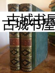 稀缺，《地球，动物的自然史 2卷全》,70幅手工彩色刻板画，约1880年出版，皮面精装