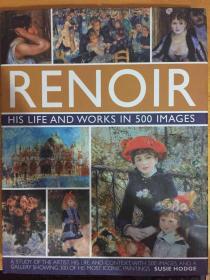 英文原版；Renoir: His Life and Works in 500 Images 雷诺阿