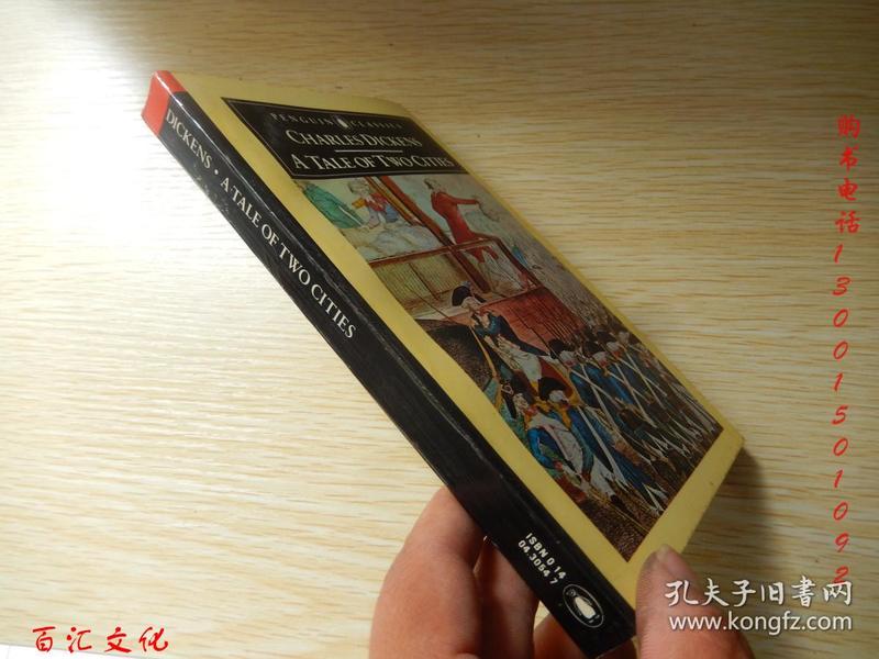 Charles Dickens ： A Tale of Two Cities（36开平装 英文原版）【双城记】