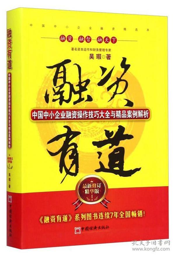 融资有道：中国中小企业融资操作技巧大全与精品案例解析（最新修订精华版）