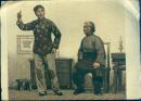 **画页1页：《革命现代京剧 红灯记  水粉画》第二场 接受任务【品如图】