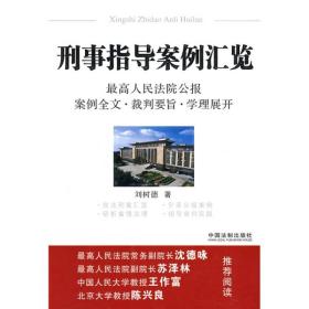 刑事指导案例汇览
