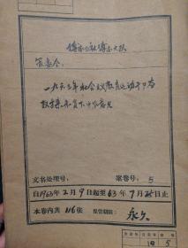 一九刘三年社会主义教育运动干部整改方案和贫下中农意见（四清运动）