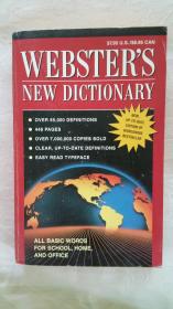 WEBSTER’S NEW DICTIONARY