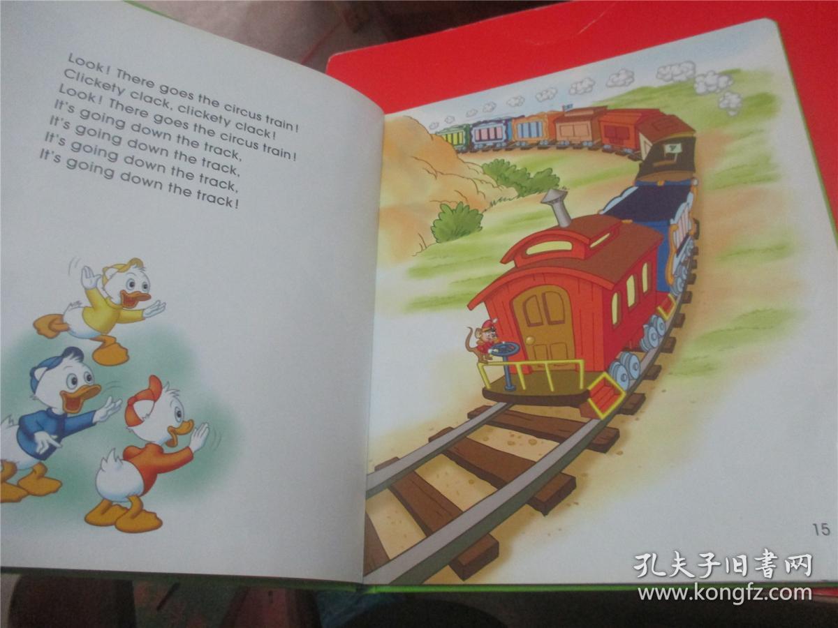 Disneys World of English（sing Along! 英文原版大16开 精装本）