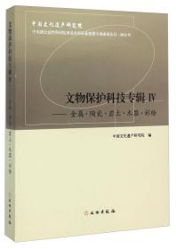 文物保护科技专辑4：金属陶瓷岩土木器彩绘