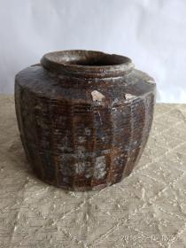 粗瓷酱釉小坛子 （净重近2公斤）