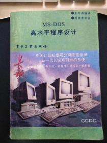 MS-DOS高水平程序设计