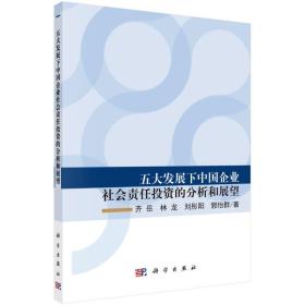 五大发展下中国企业社会责任投资的分析和展望