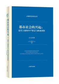 上海城市社会变迁丛书：都市社会的兴起：近代上海的中产阶层与职业团体