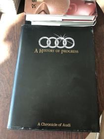 AHISTORY OF PROGRESS(奥迪）签名本   实物拍摄