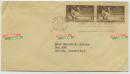 1948年美国禽类工业诞生100周年纪念邮票首日实寄封