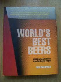 WORLD'S BEST BEERS(世界上最好的啤酒 )【英文原版】.精装16开.品相特好.【外文书--18】