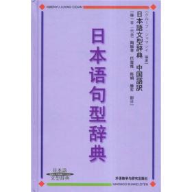 日本语句型辞典·中国语訳：日本语文型辞典