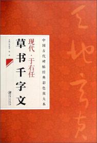 中国古代碑帖经典彩色放大本：现代·于右任草书千字文