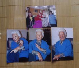 李莎 （李立三夫人、俄语教育家）珍贵相片4张合售