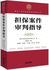 最高人民法院商事审判指导丛书：担保案件审判指导