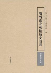 魏晋南北朝隋唐史资料（第35辑）