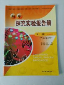 初中 探究实验报告册 化学  人教版 九年级  下