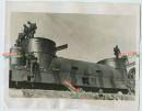1938年日军侵华时在津浦铁路上俘获的装甲机车火车
