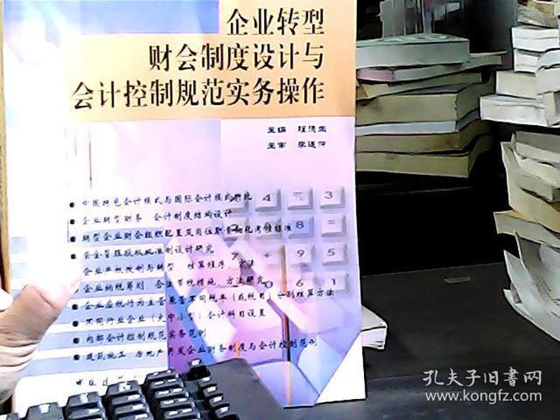 企业转型财会制度设计与会计控制规范实务操作