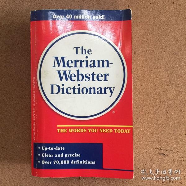 原版英文韦氏字典: The Merriam-Webster Dictionary