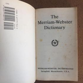 原版英文韦氏字典: The Merriam-Webster Dictionary