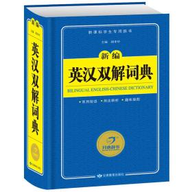 开心辞书工具书 新编英汉双解词典  英语字典大词典
