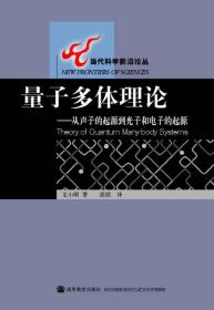 量子多体理论——从声子的起源到光子和电子的起源 文小刚 高等教育出版社 9787040140125