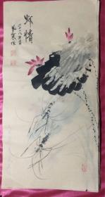 国画372虾情