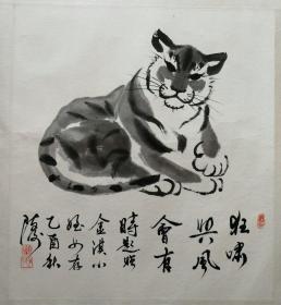 国画大师汤文选的关门弟子，著名国画家陈谢国画作品