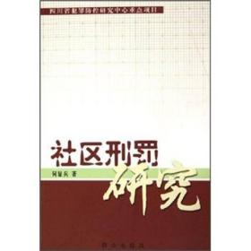 社区刑罚研究