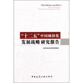 “十二五”中国城镇化发展战略研究报告