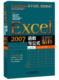 Excel 2007函数与公式实战技巧精粹