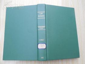 THE LAW REPORTS QUEENS BENCH DIVISION 1962（二）英国最高法院法律报告 英文原版 品相极好 本店有400多本一套可以咨询