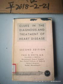 英文原版医学图书：心脏病诊断及治疗的几个线索  CLUES IN THE DIAGNOSIS AND TREATMENT OF HEART DISEASE