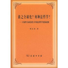 谁之全球化？何种法哲学？：开放性全球化观与中国法律哲学建构论纲