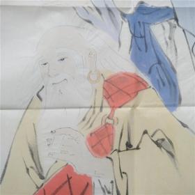 中国书画名家-范曾【东涧水流西涧水,南山云起北山云】保真工笔手绘 有款识品如图 赠送中国书画鉴定委员会鉴定证书