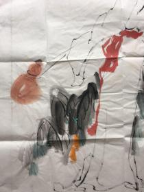 北京著名画家魏万利绘巜沽酒图》保真