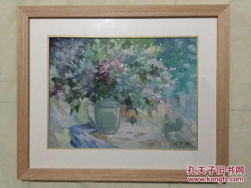 油画《繁花》