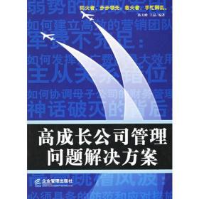 高成长公司管理问题解决方案