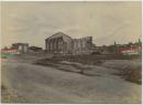 1900年庚子事变河北秦皇岛北戴河，被毁的外国教堂建筑残迹老照片三张，20.5X15，19.3X14厘米，23X18.5厘米